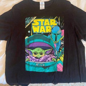 Star Wars The Mandalorian Retro Graphic T-Shirt
